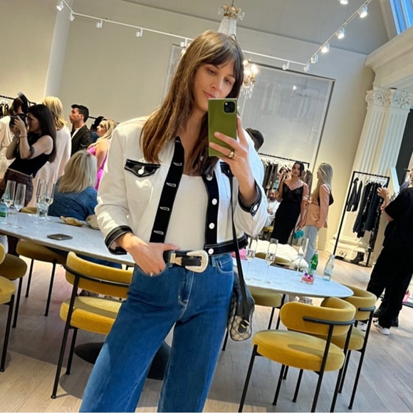 Brand New- L’AGENCE Koda Jacket in White/ Black 🤍⚓️ - Picture 5 of 16